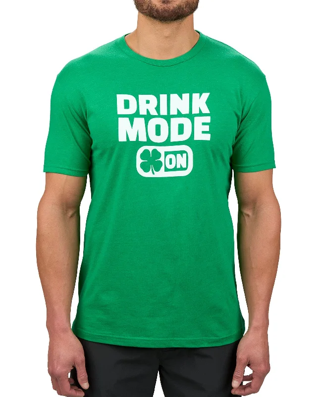 short sleeve t-shirt for layering -Drink Mode