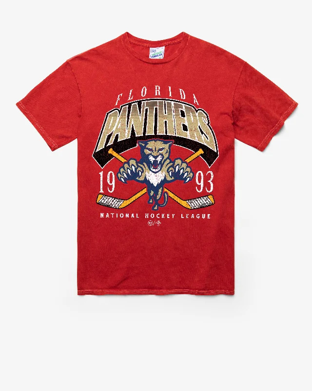 oversized t-shirt for summer -FLORIDA PANTHERS LOCKER VINTAGE '47 TUBULAR TEE