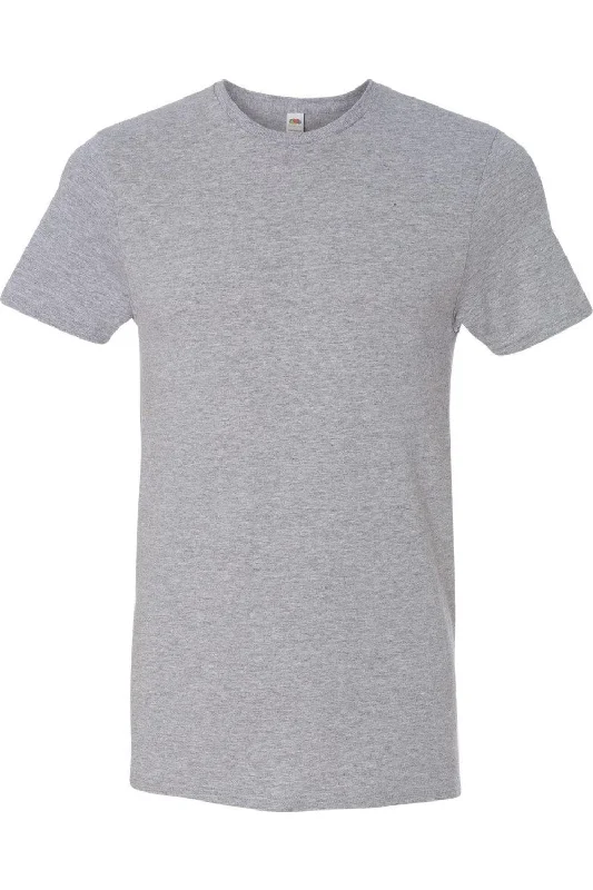 classic short sleeve t-shirt for men -Fruit of the Loom Sofspun Crewneck T-Shirt