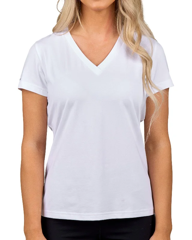 stylish short sleeve t-shirt with logo -Hera Luxe Tee