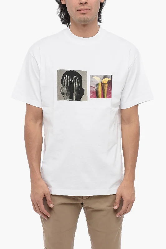 premium short sleeve t-shirt -Honey Fucking Dijon MAPPLETHORPE Printed Crewneck T-Shirt