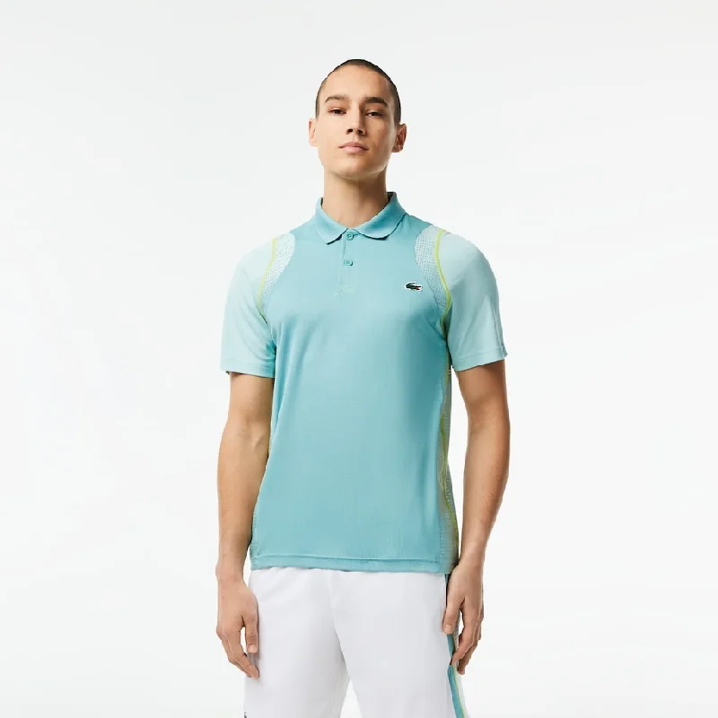 eco-friendly short sleeve t-shirt -Men’s Tennis Recycled Polyester Polo Shirt Florida