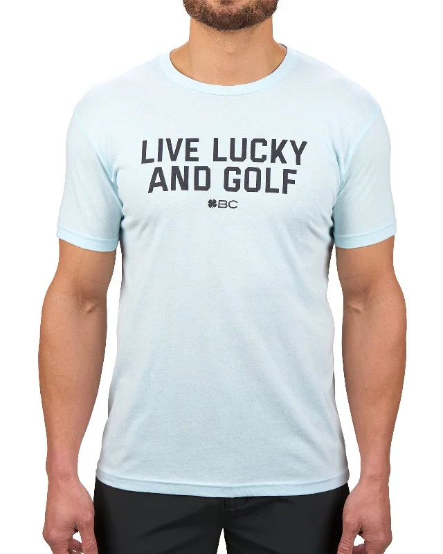 athletic short sleeve t-shirt for outdoor sports -Lucky Tee 2