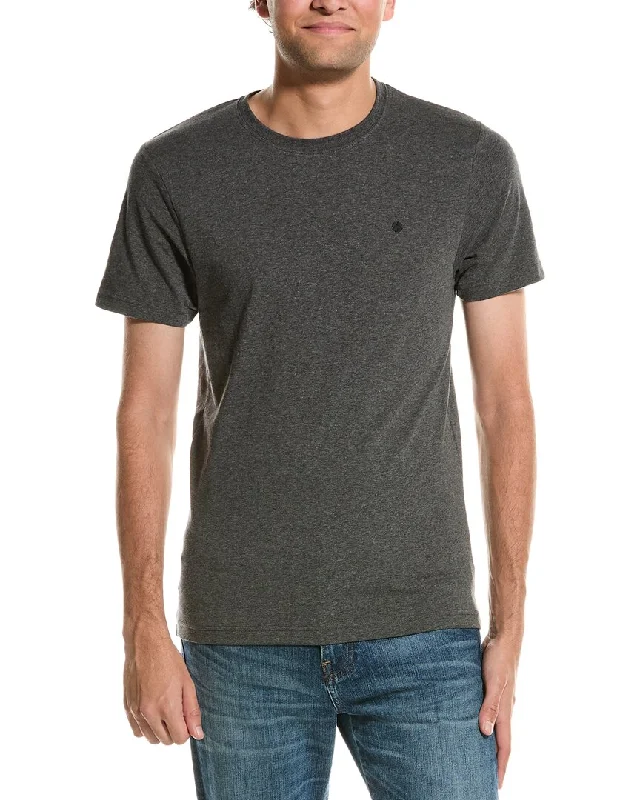 long-lasting short sleeve t-shirt -Lucky Brand Stretch Crewneck T-Shirt