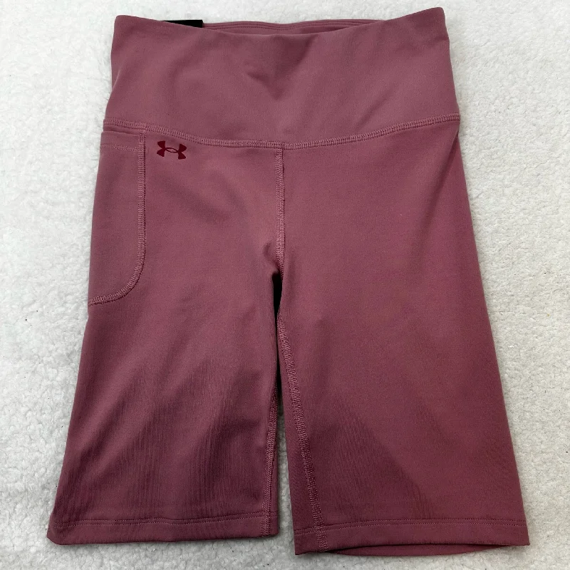 navy pants for women -Mauve Athletic Shorts Under Armour, Size S