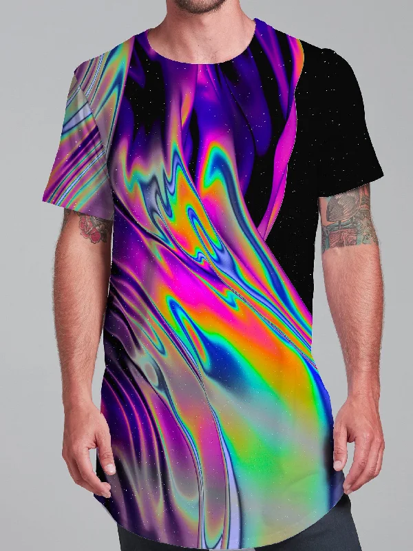 colorful short sleeve t-shirt for summer -Nuit Blanche Unisex Tall Tee