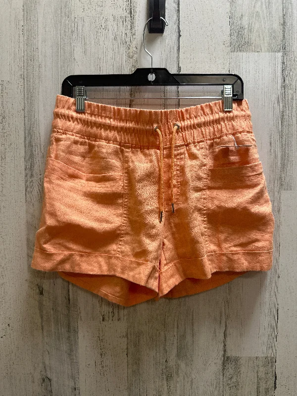 women's printed pants -Orange Athletic Shorts Athleta, Size 4