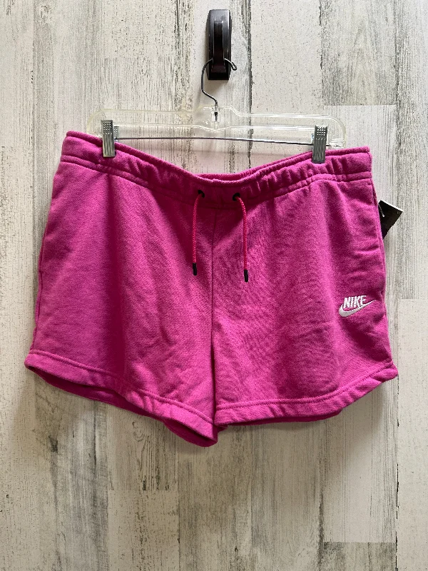 stylish pants for women -Pink Athletic Shorts Nike Apparel, Size L