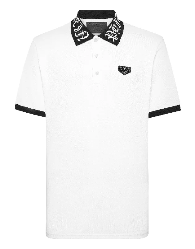 Pique Polo Shirt SS Gothic Plein