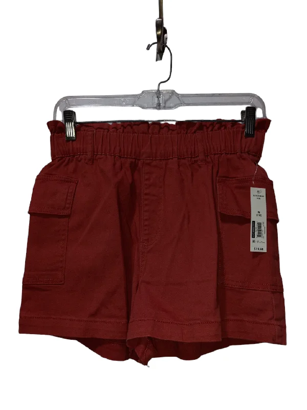 eco-friendly pants for men -Red Shorts No Boundaries, Size M