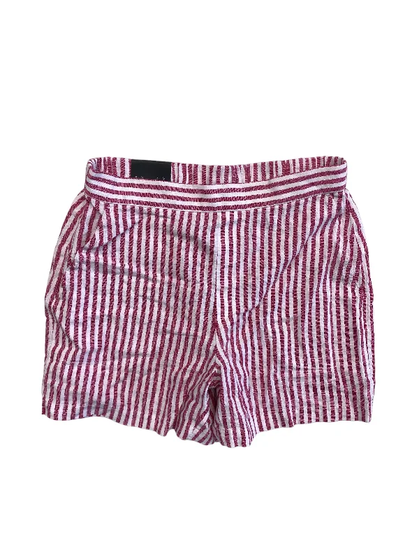 slim leg trousers for women -Striped Pattern Shorts Banana Republic, Size M