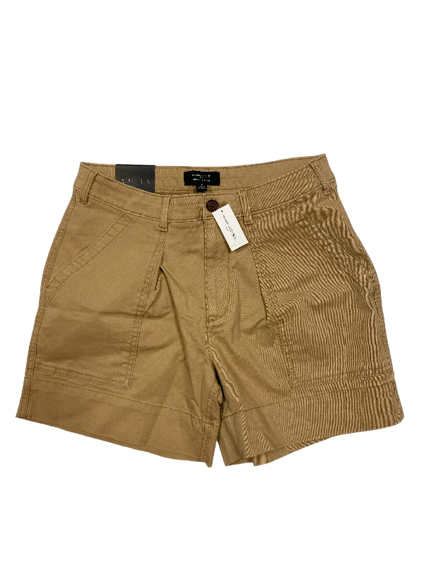 stretchy cargo pants for women -Tan Shorts Banana Republic, Size 6