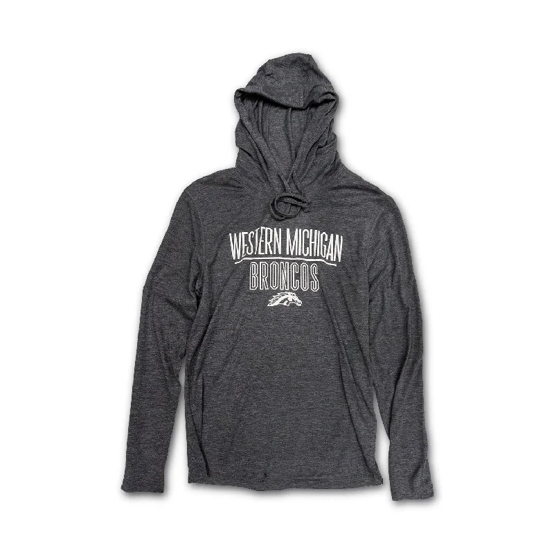 premium short sleeve t-shirt -Western Michigan Broncos Hooded Long Sleeve