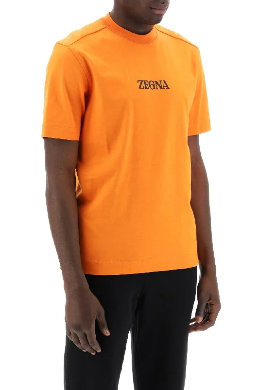 casual short sleeve shirts -Zegna Crewneck T-Shirt