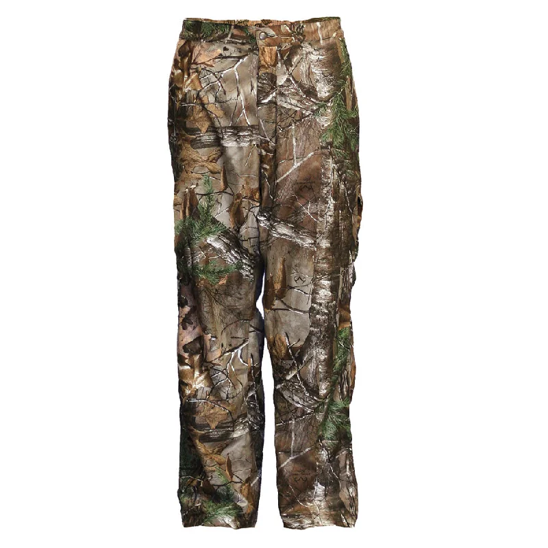 outdoor travel pants for women -Deer Camp Camo Rain Pants DP1