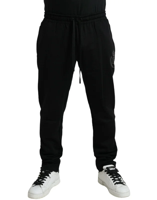 men's lounge pants -Dolce & Gabbana Elegant  Cotton Jogger Men's Pants