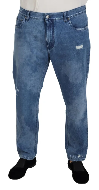 vintage denim pants for women -Dolce & Gabbana Elite Italian  Men's Pants