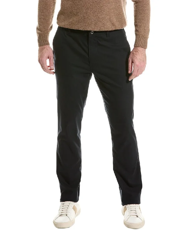 linen blend pants for men -John Varvatos Motor City Wool-Blend Pant