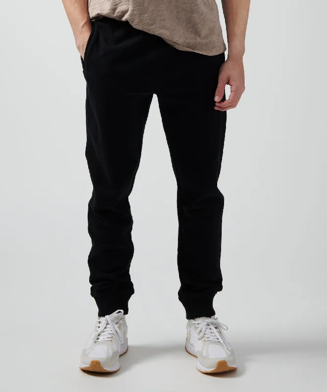 outdoor sports pants for men -French Terry Sweatpants - Black