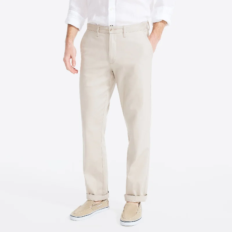 loose pants for women -Nautica Mens Classic Fit Deck Pant