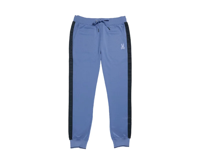 sweatpants for casual wear -Psycho Bunny Men's Doyers Elastic Ankle Track Pants Bal Harbour B6P995U1CP-BHA