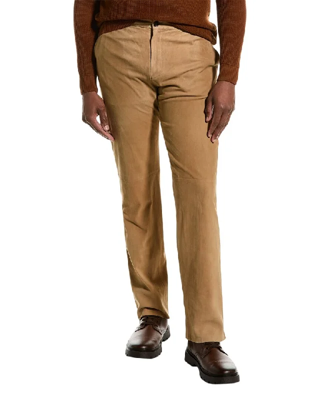 sleek pants for women -TOD’s Suede Chino Pant