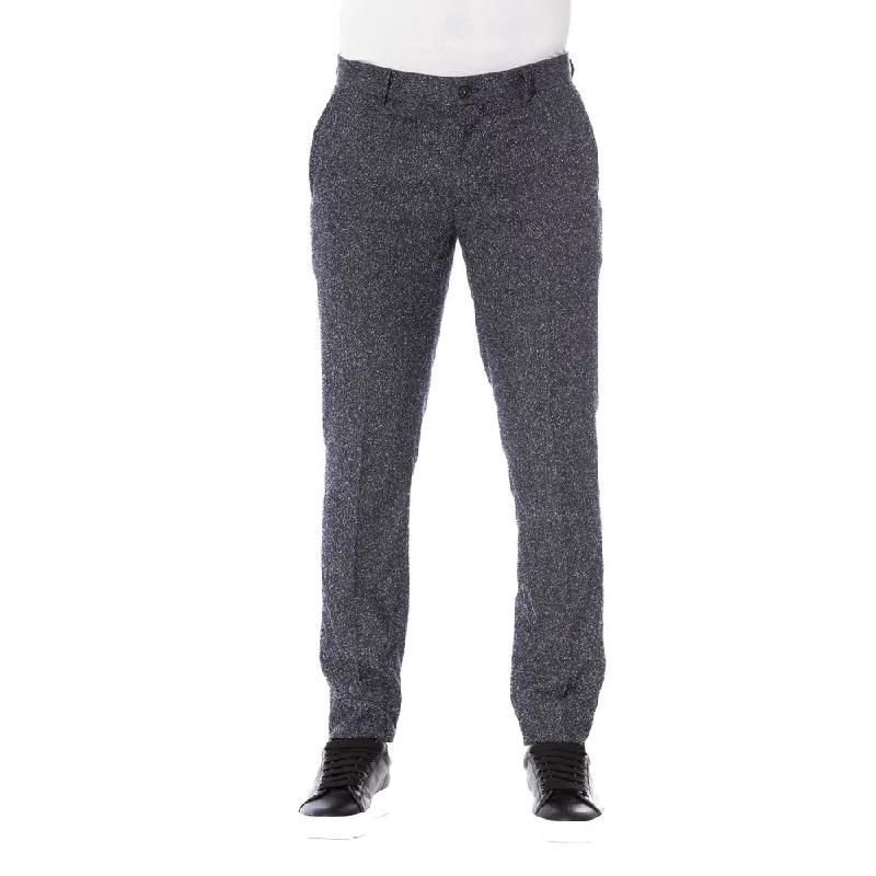 men's jogger pants -Trussardi Sleek  Designer Men's Trousers