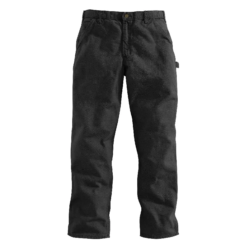 slim waist pants for women -Men's Washed-Duck Work Dungaree B11